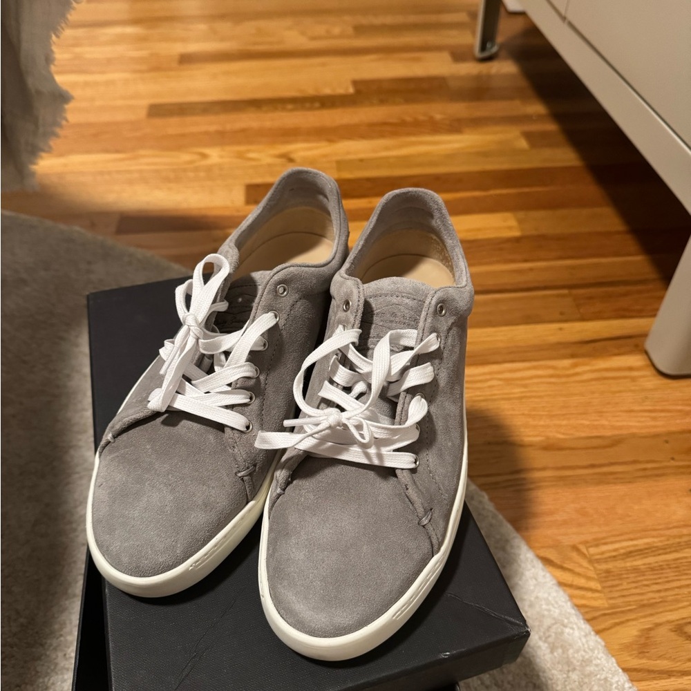 Rag & Bone Gray Suede Sneakers